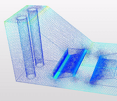 パーツ内部のミーゼス応力を可視化して表示